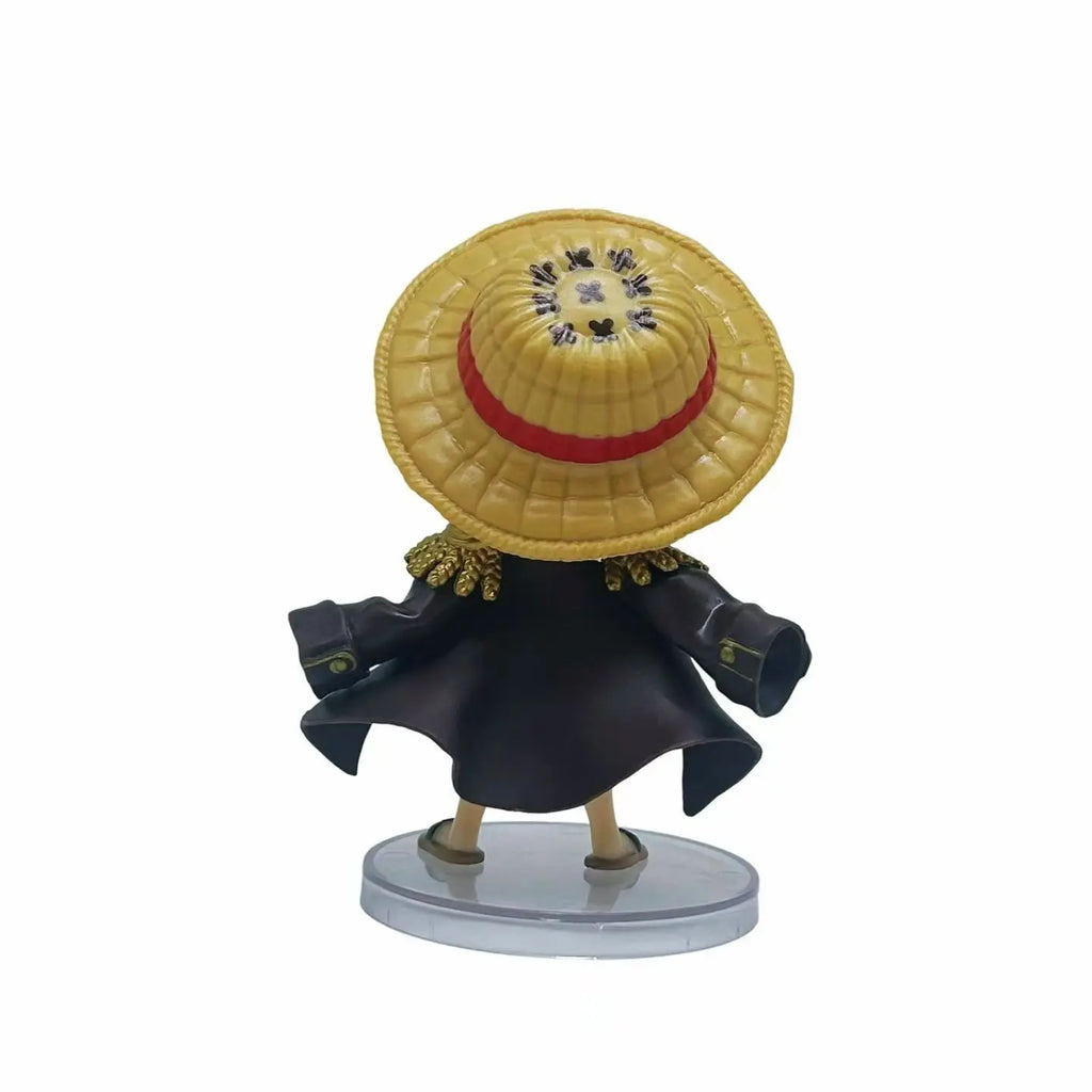 2027 Hot sale Bandai One Piece Anime 12cm Smiling Luffy Action Figure with Cloak PVC Collectible Figurine 1 sold