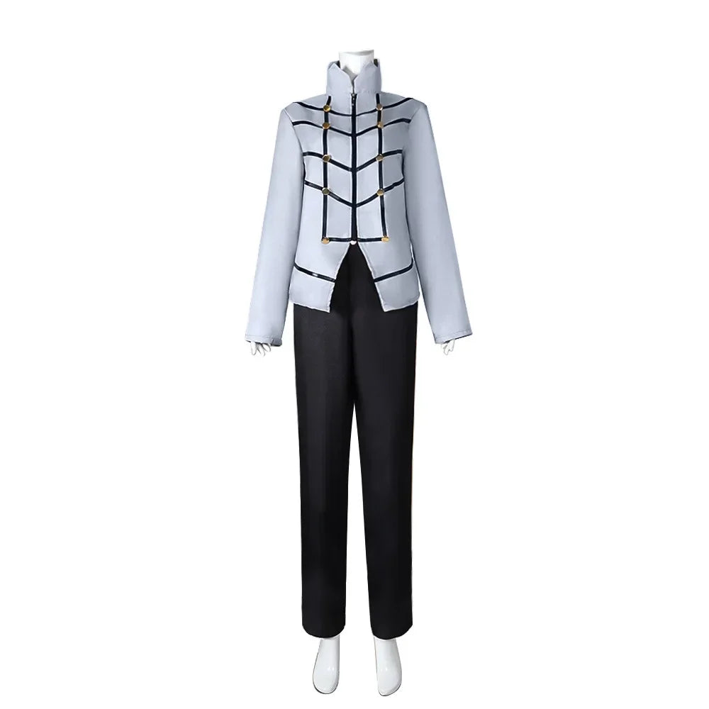 Anime Persona 5 Joker Cosplay Costume Game P5 Rain Palace Lotus Cosplay Full Set of Clothing Glove Mask Black Overcoat Uniform