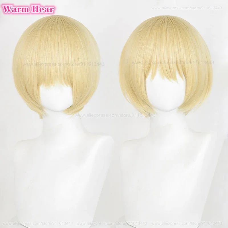 Anime Armin Arlert Annie Leonhart Hange Zoe Levi Ackerman Pieck Finger Sasha Braus Mikasa Ackerman Historia Reiss Cosplay Wigs