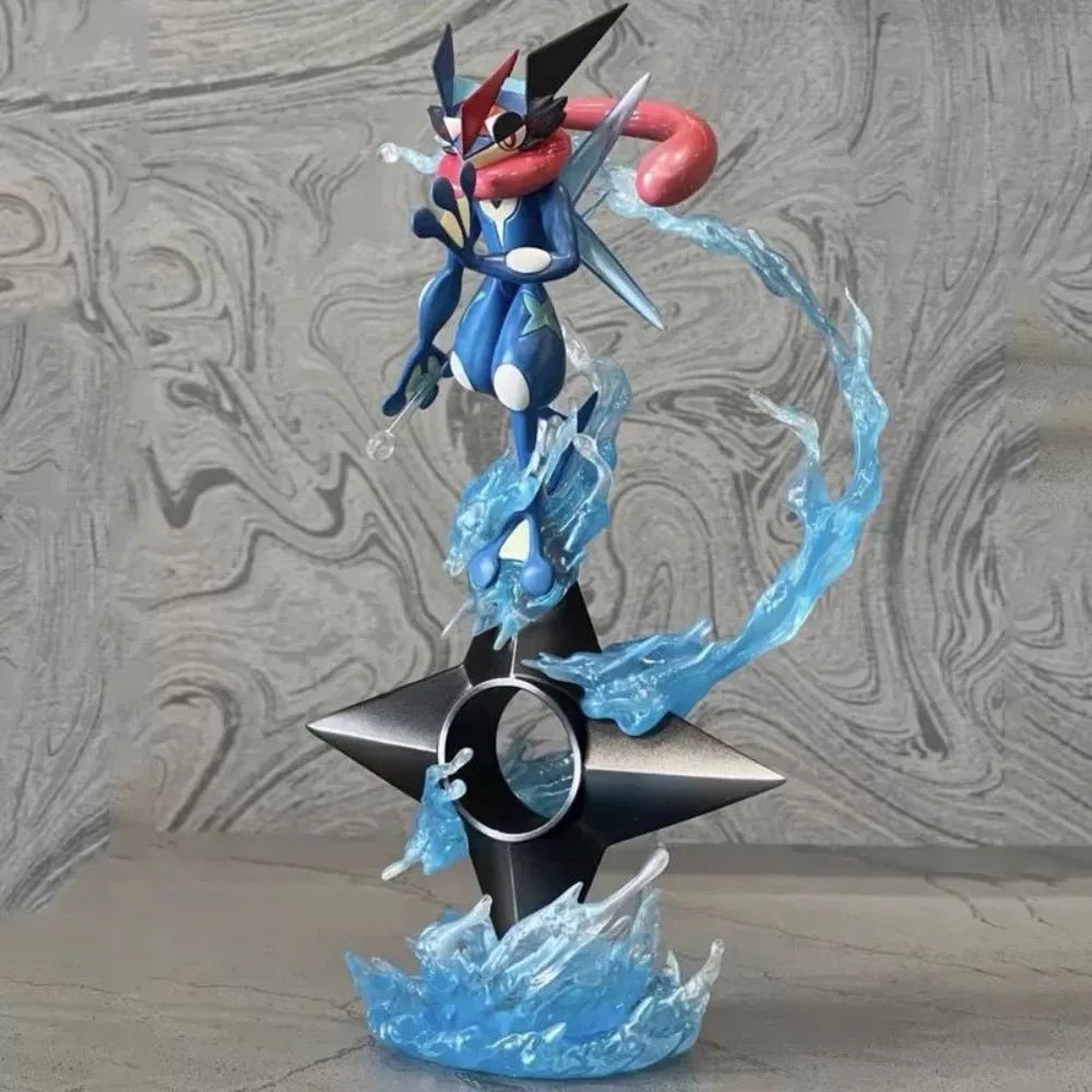 19cm/7.48in Anime Pokemon Figure Greninja Action Figures Pvc Statue Desktop Ornamen Collection Model Toys Gifts