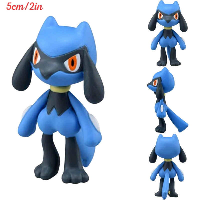 Pokemon Oringinal Psyduck Riolu Lucario Cinderace Armarouge Figure Toys Anime Tyranitar Dragapult Ceruledge Floragato Model Doll