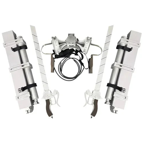 Anime Eren 3D Maneuver Gear Mikasa Cosplay Props Weapon Swords Thunder Spears For Halloween Christmas Party