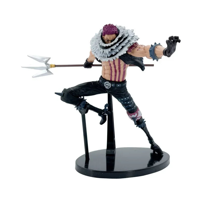 15cm Anime One Piece Figure Charlotte Katakuri King of Artist  PVC Model Toy Collection Desktop Decoration Gi