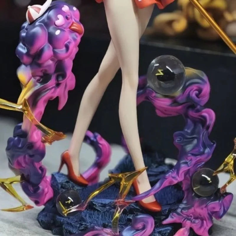 In-Stock 30cm Lk Studio One Piece Anime Figure Nami Figures Ghost Island Samurai Pvc Statue Collection Model Ornament Toy