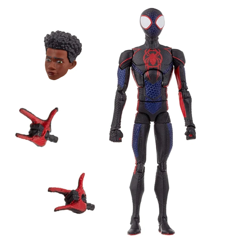 Genuine Marvel Legends Series Spider-Man: Across The Spider-Verse Miles Morales 6-inch Action Figure Toy, 3 Accessories