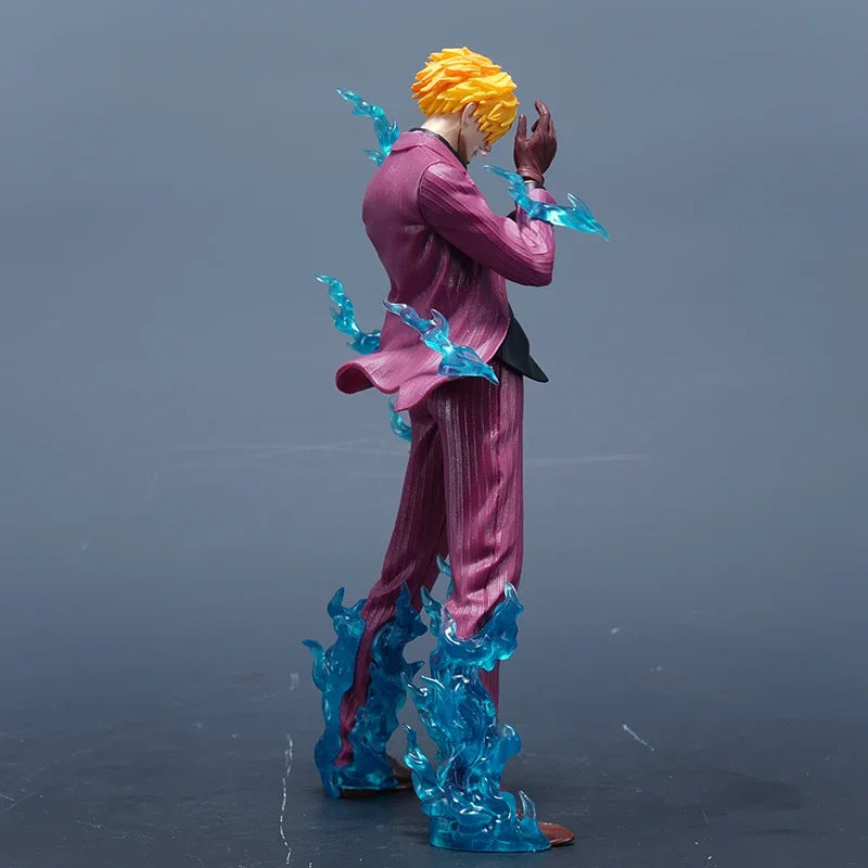 24cm One Piece Figure Sanji Anime Figures VinSmoke Sanji Figurine Devil Foot Statue Pvc Model Collection Decor Toy Birthday Gift