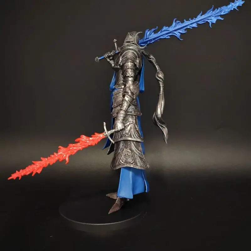 In-Stock Ring Rellana Twin Moon Knight Action Figure With Miquella'S Sword Collectible Statue Desktop Decor For Game Anime Fans