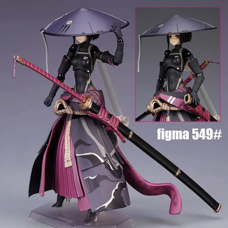 Figma 549# Ronin Wandering Samurai Mecha Musume Articulated Action Figure Female Figure Ornament Toy