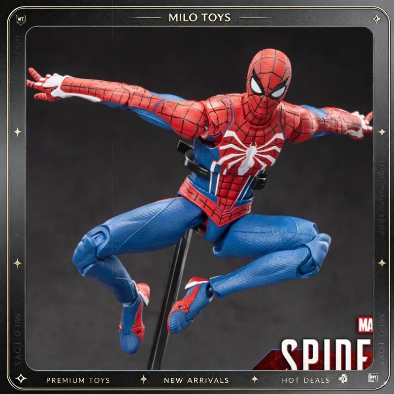 Zd Toys Marvel Spider Man Action Figure Ps4 Game Version Full Articulated Collectible Model For Display