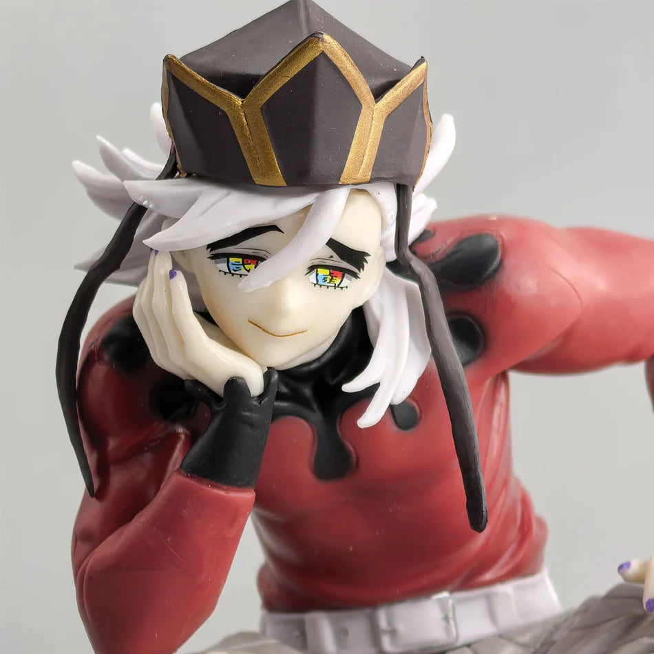 Bandai Anime Demon Slayer Figure Model Juuni Kitsuki Akaza Battle Figure Kimetsu No Yaiba Desktop Decoration Collection Gift