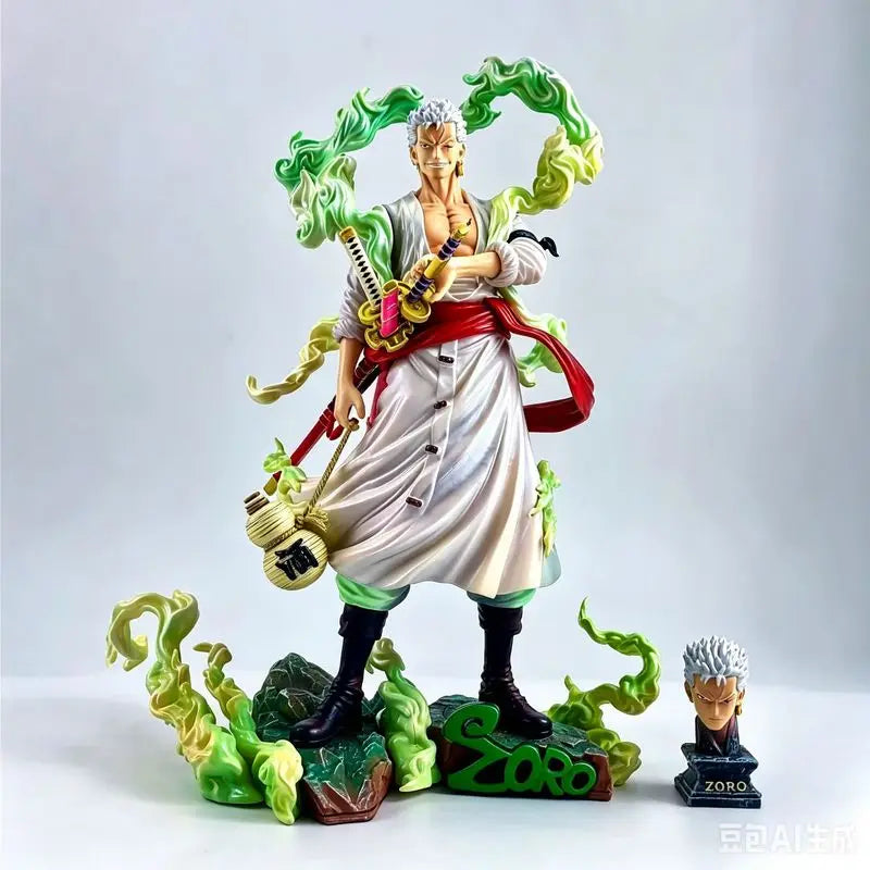 One Piece figurine FIT Nicassolon (dual head interchangeable) GK figurine model ornament Solon anime statue