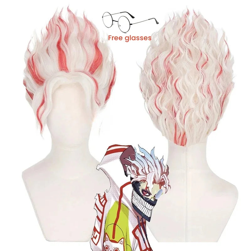 Ken Takakura Okarun Cosplay Costume Anime Dandadan Okarun Granny's Powers Black Uniform Face Cover Glasses for Women Men