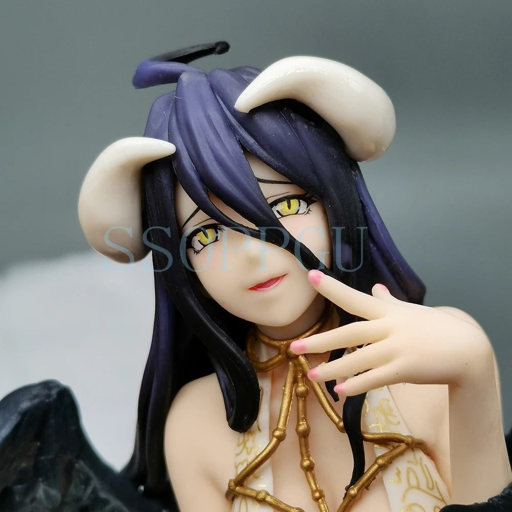 NEW 15CM Overlord Figure Albedo Lingerie 1/7 Claynel Anime Girl PVC Action Figure Toy Albedo Statue Adult Collection Model Doll