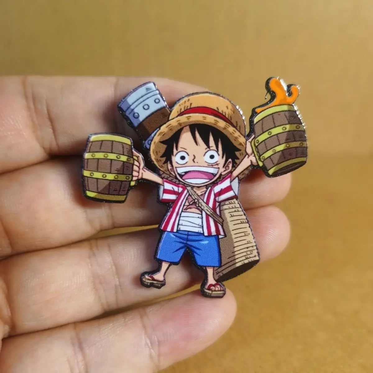 One Piece Luffy Zoro Magnetic Refrigerator Sticker Hot Sale In Stock Anime Cartoon Manga Kitchen Decor