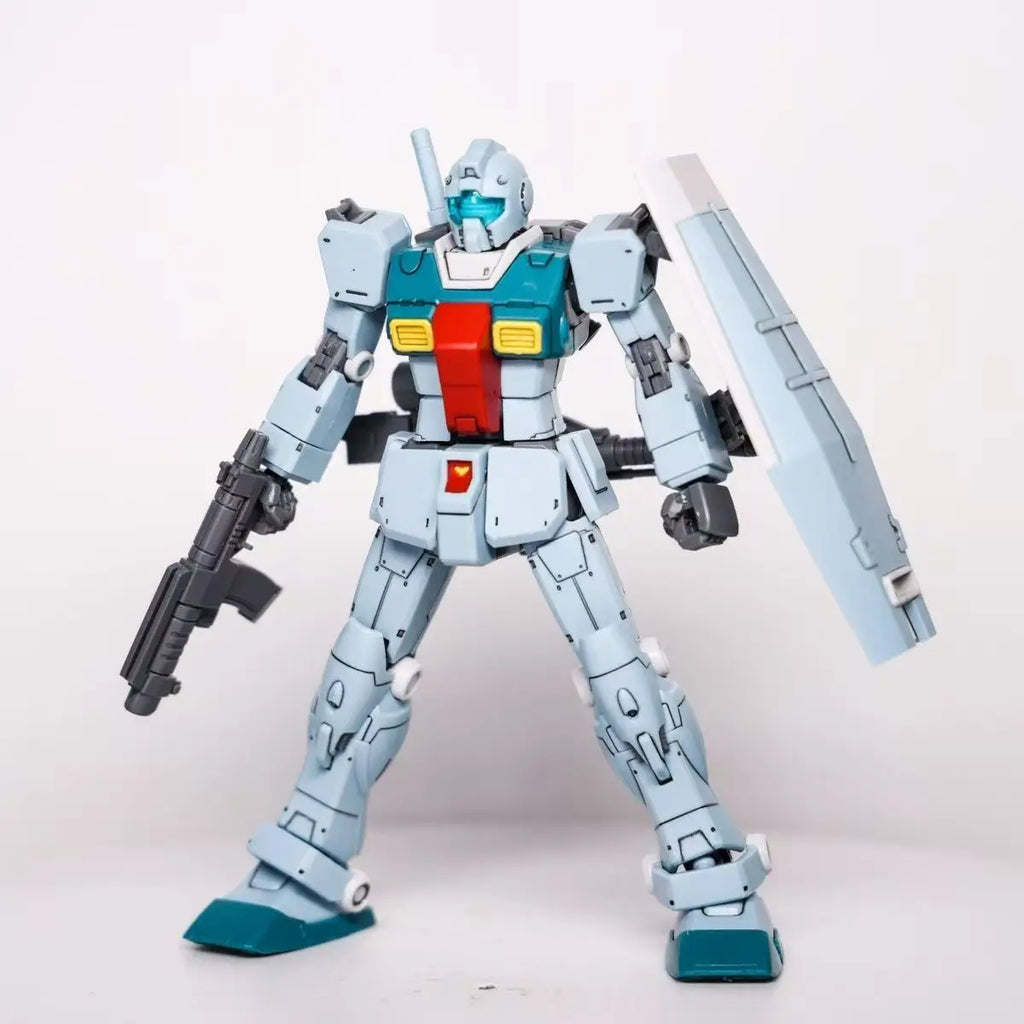 GK HG 1/144 Cucuruz Doan's Island Gm Sleggar Mecha Assembly Model Kit Action Figures Desktop Decoration Doll Collectible Toys
