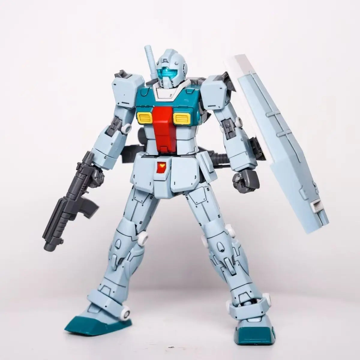 GK HG 1/144 Cucuruz Doan's Island Gm Sleggar Mecha Assembly Model Kit Action Figures Desktop Decoration Doll Collectible Toys