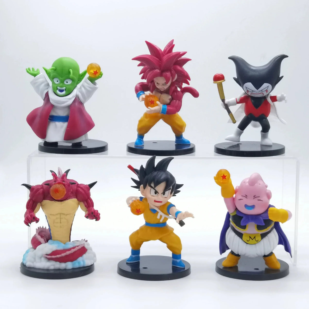 Gen 1 and Gen 2 Dragon Ball Super Saiyan Goku Vegeta artoon figurine Action Mini Figures Dolls Model Action Statue Toys Gifts