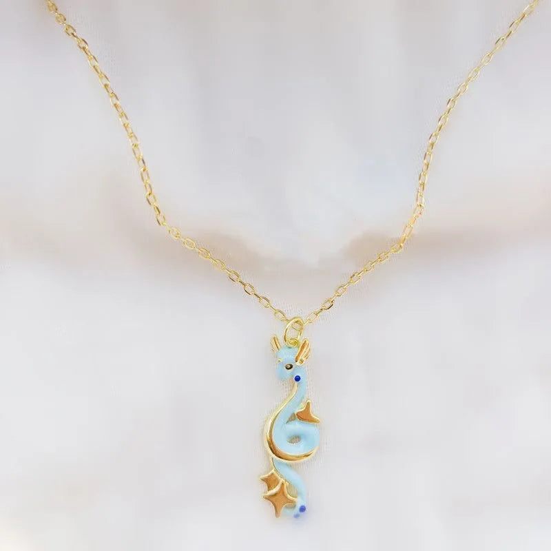 New Pokemon Espeon Snorlax Gengar Mewtwo Necklace Couple Accessories Anime Peripherals Fashion Cartoon Niche Light Luxury Gifts