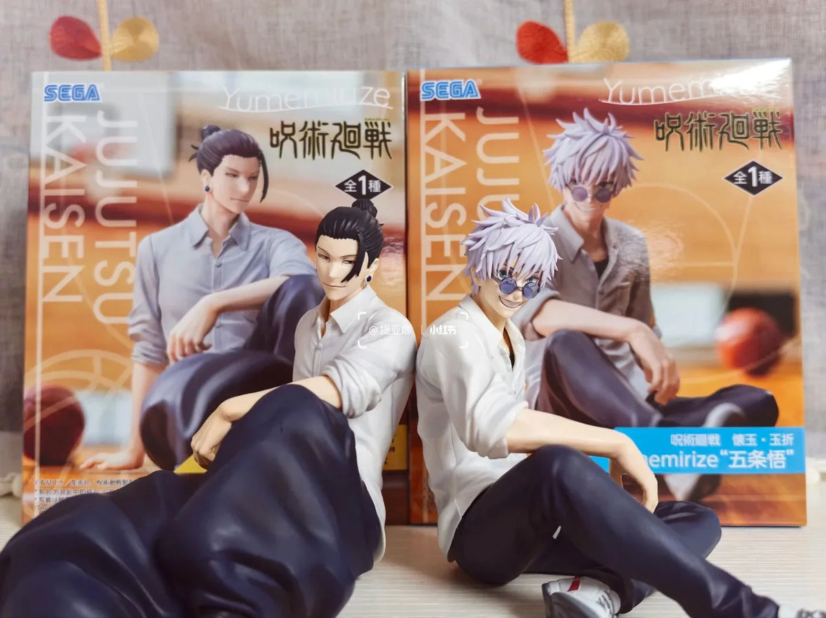 Anime Jujutsu Kaisen Figure Gojo Satoru Action Figure Noodle Stopper Doll Geto Suguru Statue 14cm PVC Model Yumemirize Toys