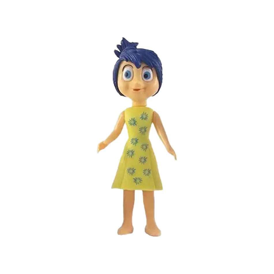 New Inside Out 2 Action Figure Toy Cartoon Movie Joy Anxiety Anger Sadness Disgust Fear Model Doll Figurines Kids Gift