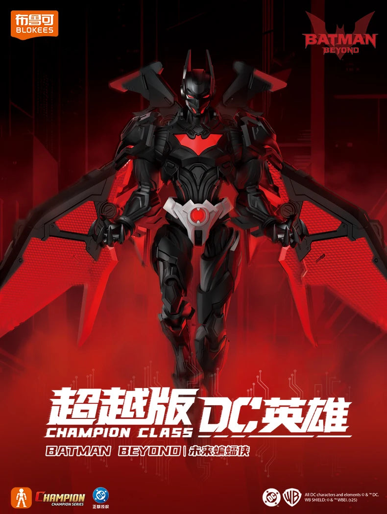 Blokees Heroes Harley Quinn Nightwing Batman Beyond Champion Class Figure Batman Toy Collectible Desktop Assemble Display Gift