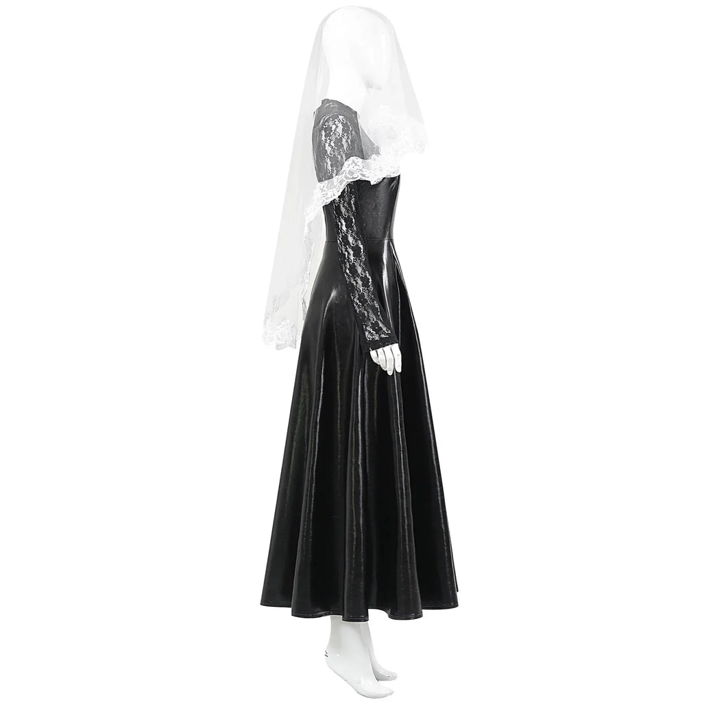 Osaragi Cosplay Anime Sakamoto Days Costume Wig Dress Veil Coat Outfit Women Assassin Shishiba Halloween Carnival Full Set