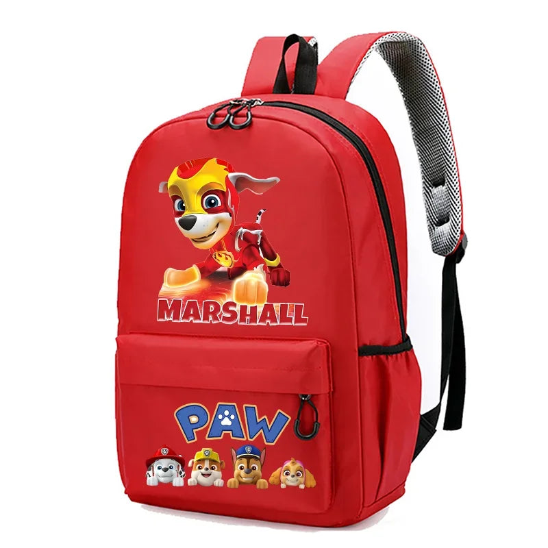 Paw Patrols Backpack Cute Anime Chase Skye Anime Student School Bag Travel Storage Bags Marshall Fashion Casual Knapsack Gift