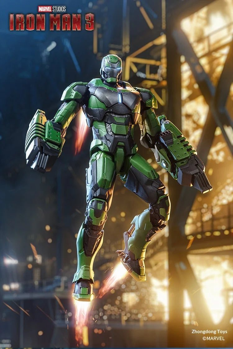 ZDTDS   Iron Man MK26 Gamma Action Figure Joint Movable Collectible Model Desktop Display Gift For Adult Fans