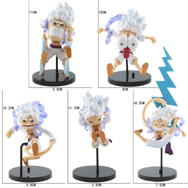 One Piece Gear 5 Figure Set