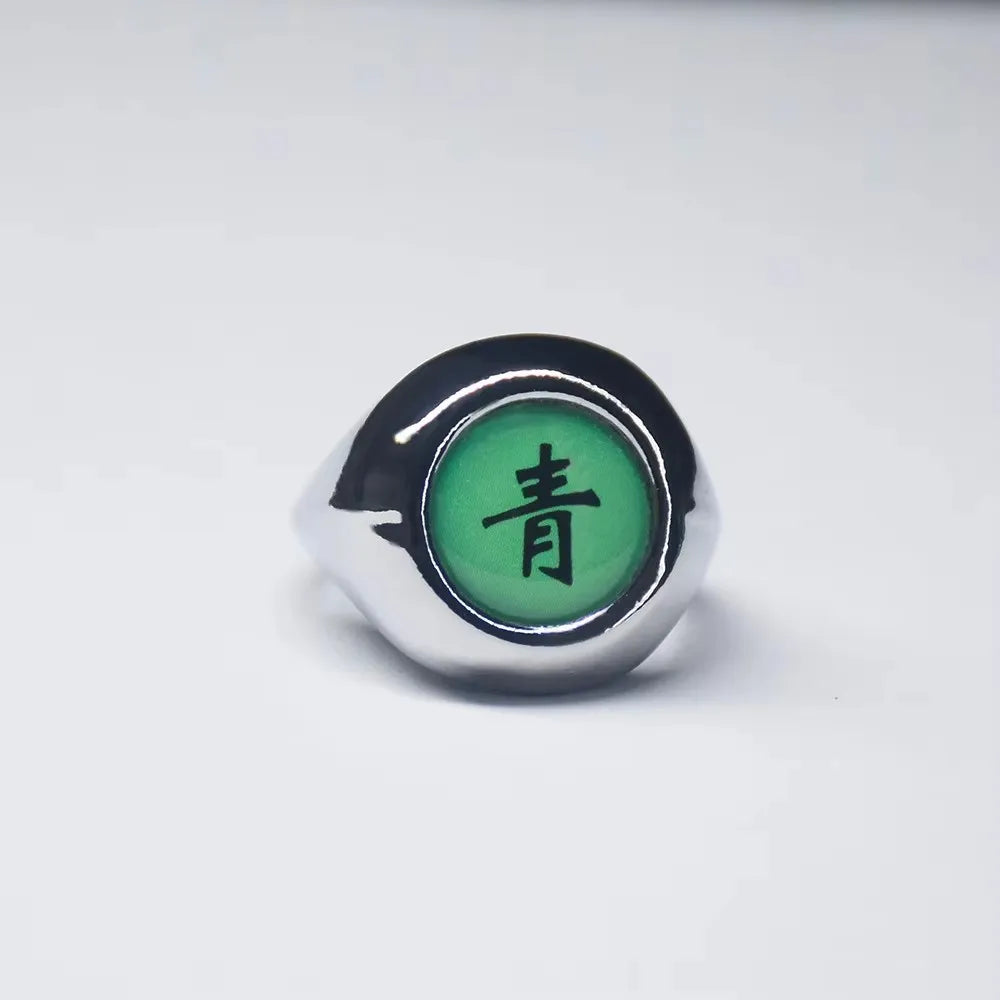 Hot Anime Ring Cosplay Akatsuki Itachi Pain Metal Finger Adult Ninja Props Accessories Cool  Jewelry Gift Adjustable Size