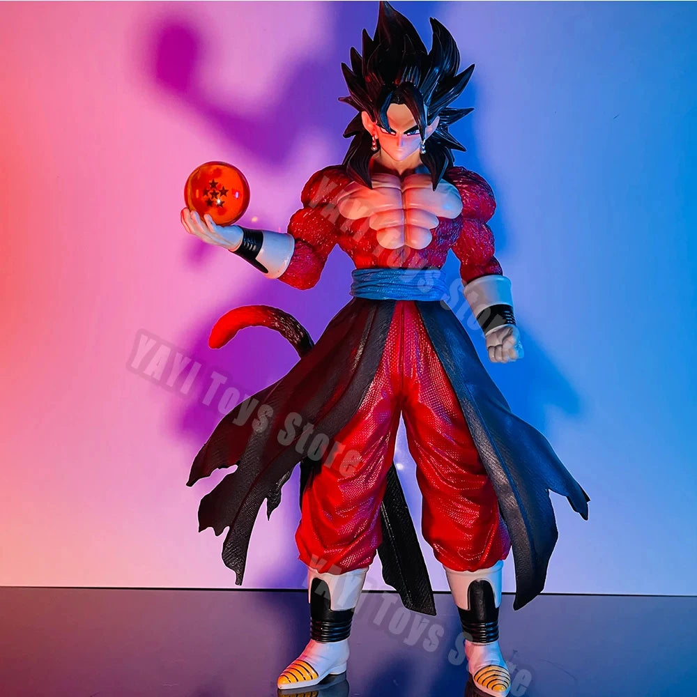 29cm Anime Dragon Ball Gogeta Ssj4 Figure Super Saiyan 4 Son Goku Vegeta Figurine PVC Action Figures Model Toy