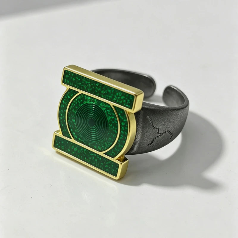 2026 Green Lantern Figure Cosplay Corps Accessiories Metal Cosplay Drops Anime Fans Collectible Prop Cosplay Costume Accessory