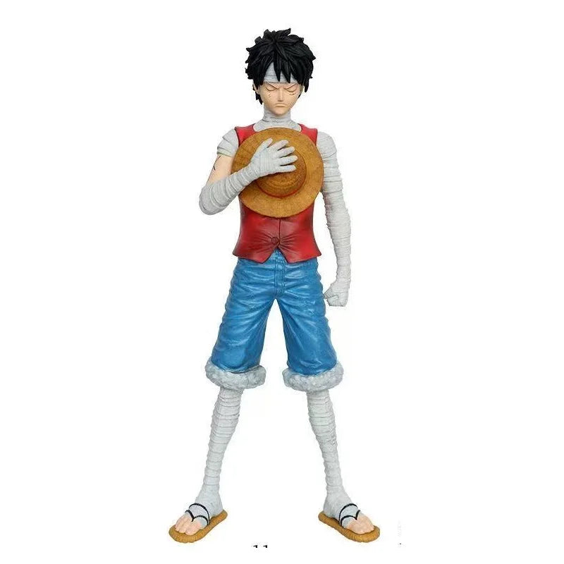 26/30cm Anime One Piece Figure Roronoa Zoro Luffy Vinsmoke Sanji Stand Posture Pvc Statue Action Figurine Model Collection Toy