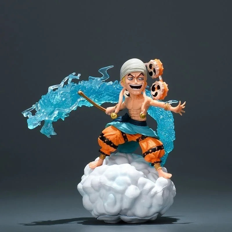 10cm/3.93in Anime ONE PIECE Figure Enel Action Figures Pvc Collection Model Toys for Gifts