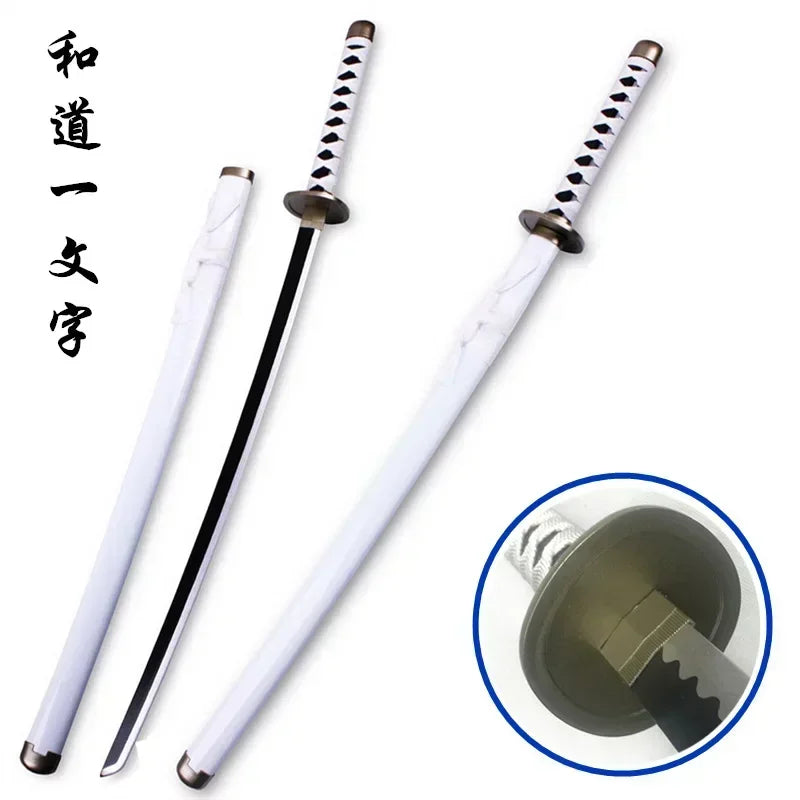 104cm Roronoa Zoro Sword Anime One Piece Cosplay Prop Knife Ninja Schwert Real Size Japanese Katana Original Samurai Sabre Toy