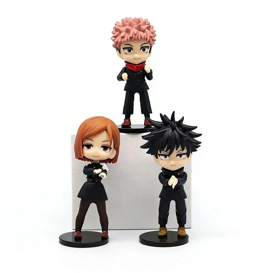 Bandai Gojo Satoru Jujutsu Kaisen Q Version Figures - Itadori Yuji, Anime Merchandise Ornaments, Fan Collectibles, Room Deco