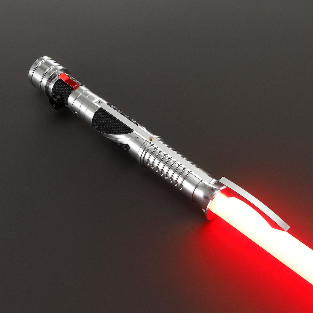 JS Upgraded RGB3.0 DK Lightsaber, Metal Hilt, Smooth Swing, Flash on Impact, Heavy Dueling Lightsaber, Cosplay Toy