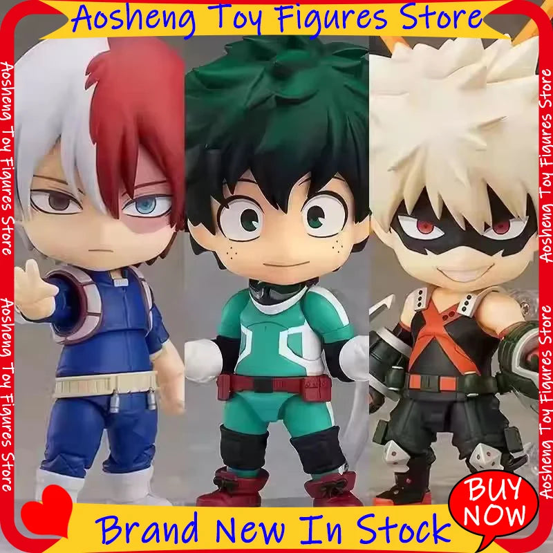 Q Version 686 Midoriya Izuku 705 Bakugou Katsuki 1112 Todoroki Shoto Figures My Hero Academia Model Doll Set Toy Regular Version