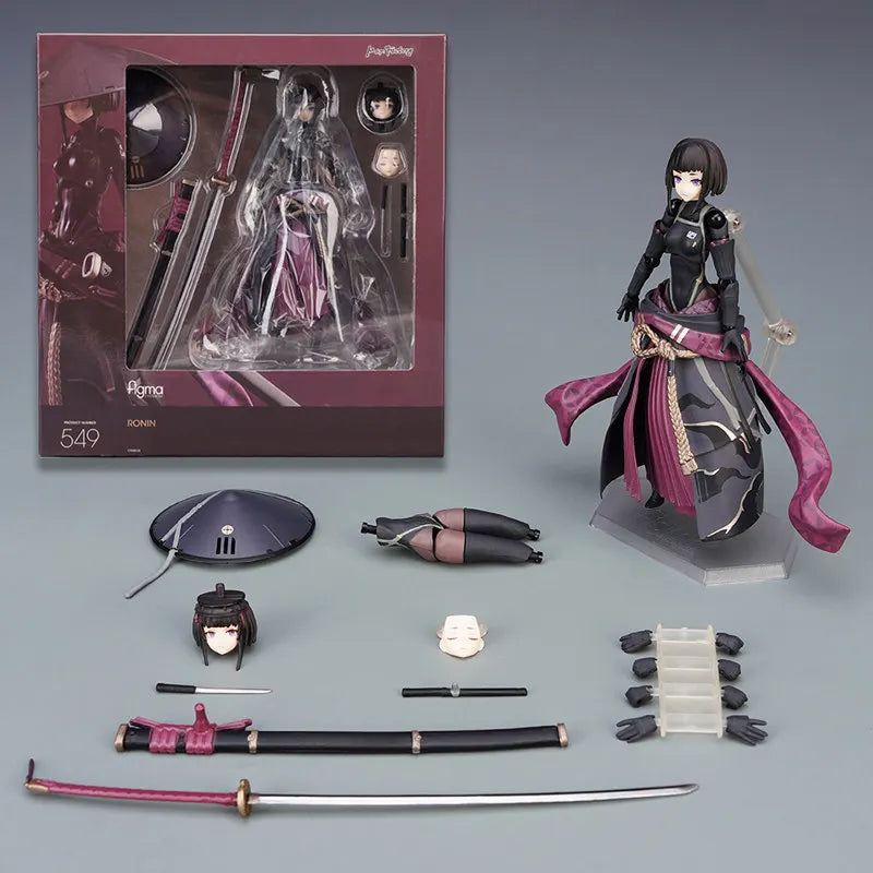 Figma 549# Ronin Wandering Samurai Mecha Musume Articulated Action Figure Female Figure Ornament Toy