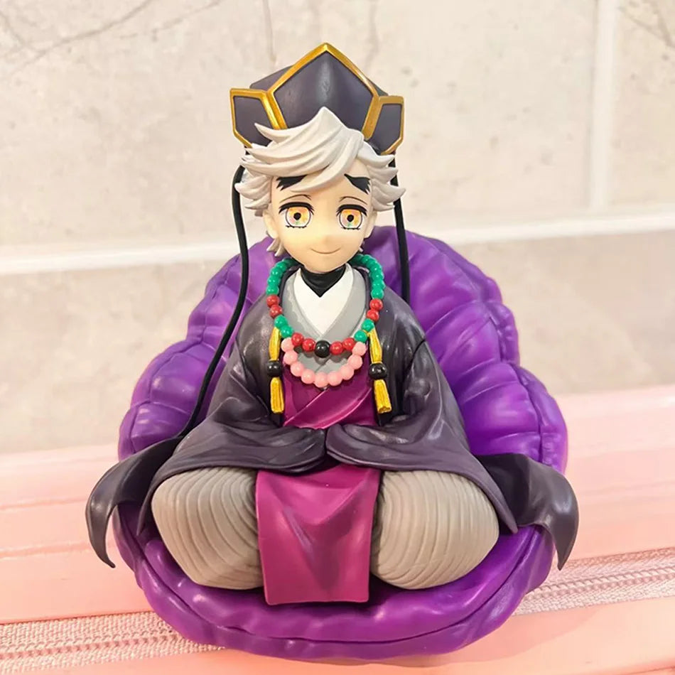 Bandai Anime Demon Slayer Figure Model Juuni Kitsuki Akaza Battle Figure Kimetsu No Yaiba Desktop Decoration Collection Gift