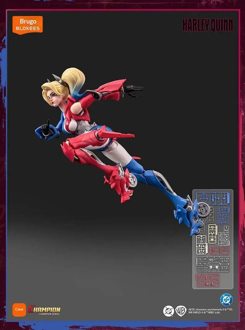 New Hot Blokees Dc Comics Nightwing Harley Quinn Figure Model Kit Buildable Toys Anime Collectible Figure Gift For Boys Girls