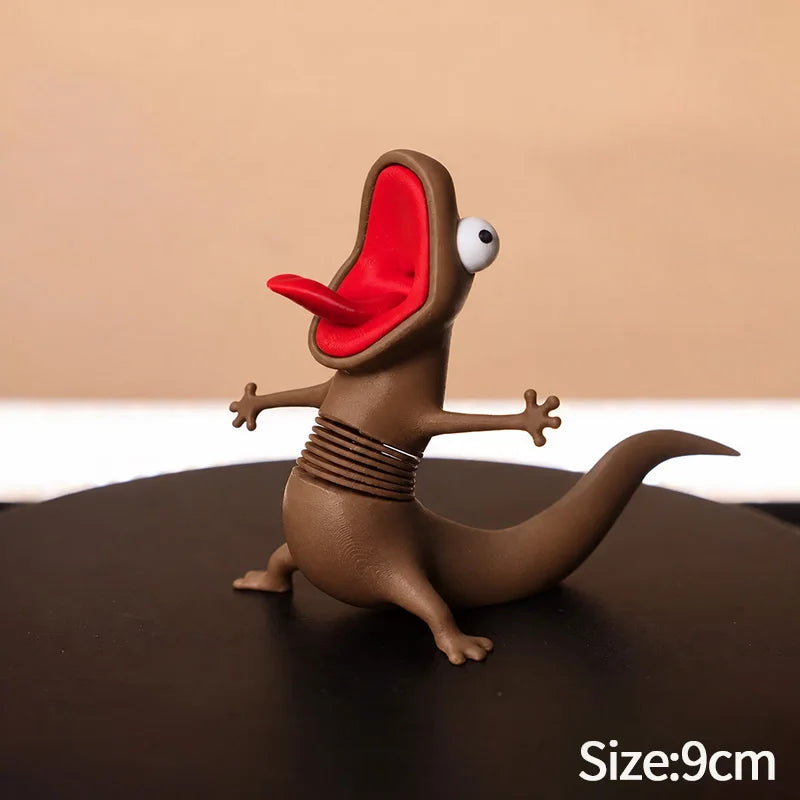 Green Lizard Hoppers Supplies Anime Figure 3D Printed Desktop Ornaments Cartoon 2D Funny Tom Keychain Backpack Pendant Charm 도마뱀