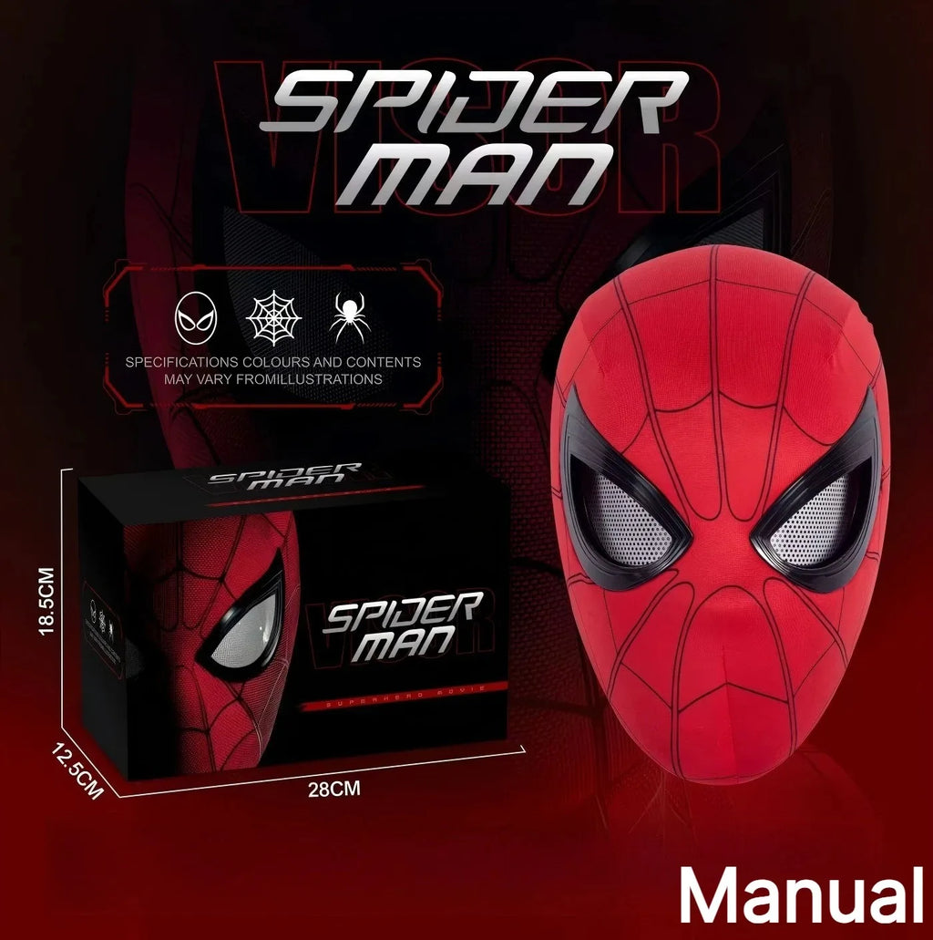 Superhero Mask/Spider-Man Helmet, Anime Character Cosplay, Full-face Mask, All-season Sun Protection, Party Gift.