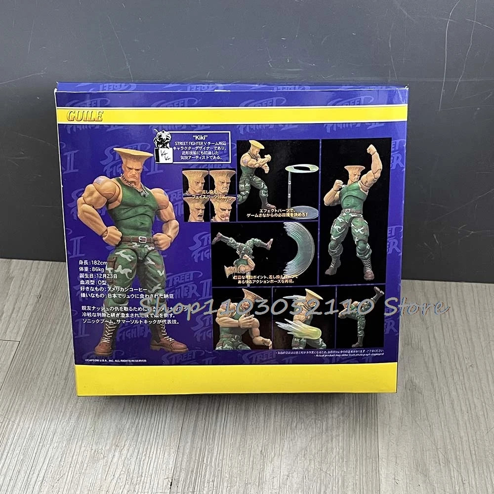 ST Street Fighter Guile Ken Ryu Action Figure Anime The Final Challengers Model Doll Statue Joint Movable Movie Toys Gifts