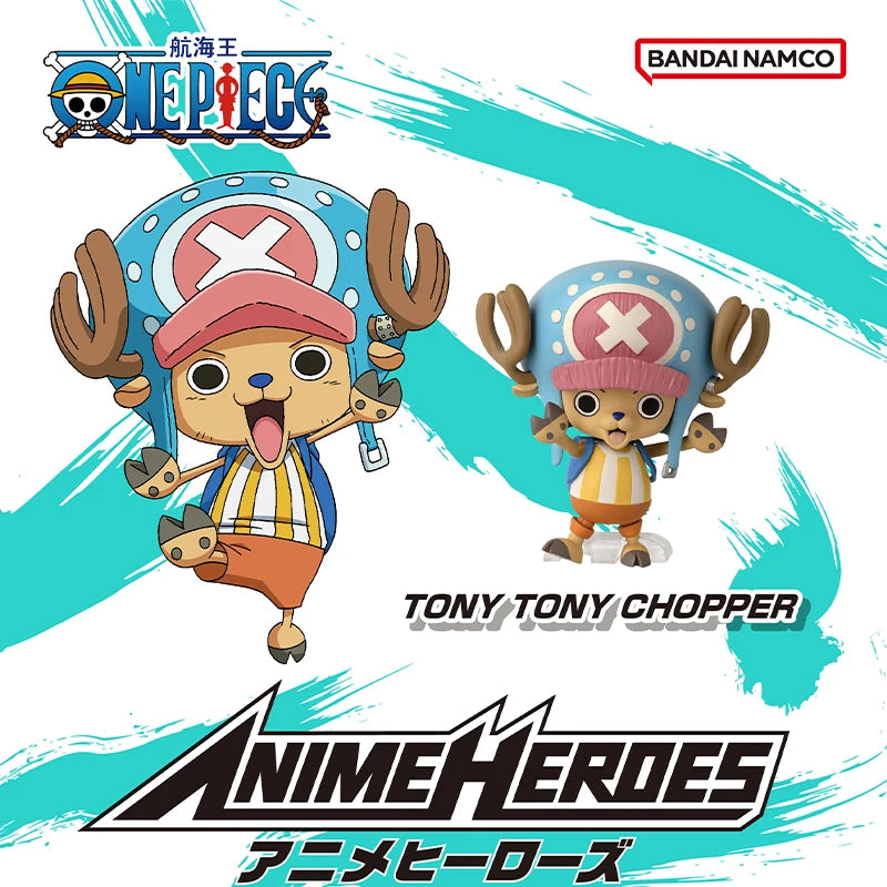 One Piece Anime Heroes Series Tony Tony Chopper Action Figure - Collector's Gift For Fans - Anime Figurines Party Decoration