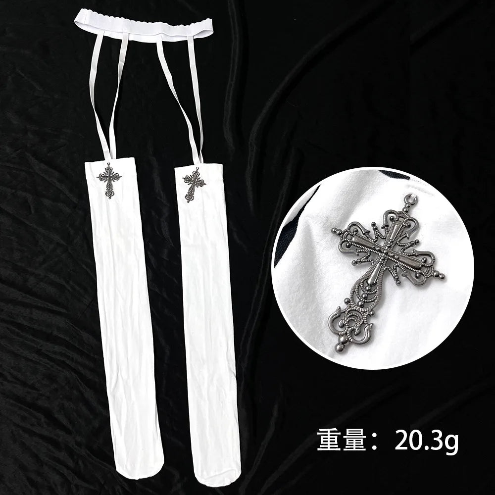 New Anime Cosplay Costume Sexy Nun Dress Women Fancy Gothic Robe Long Black Uniform Adult Party Carnival Themed Events