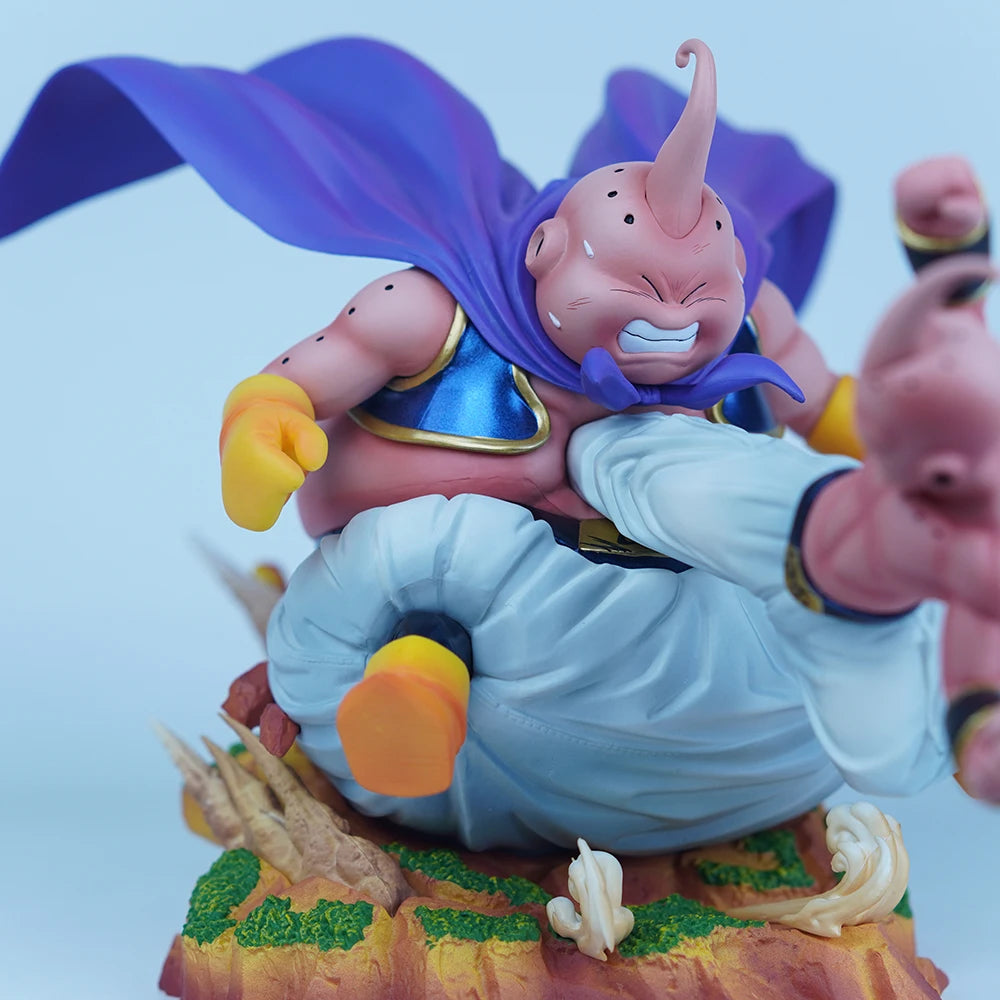 18cm/7.08in Anime Dragon Ball Figure Majin Buu VS Buu Action Figures Pvc Statue Desktop Ornamen Collection Model Toys Gifts