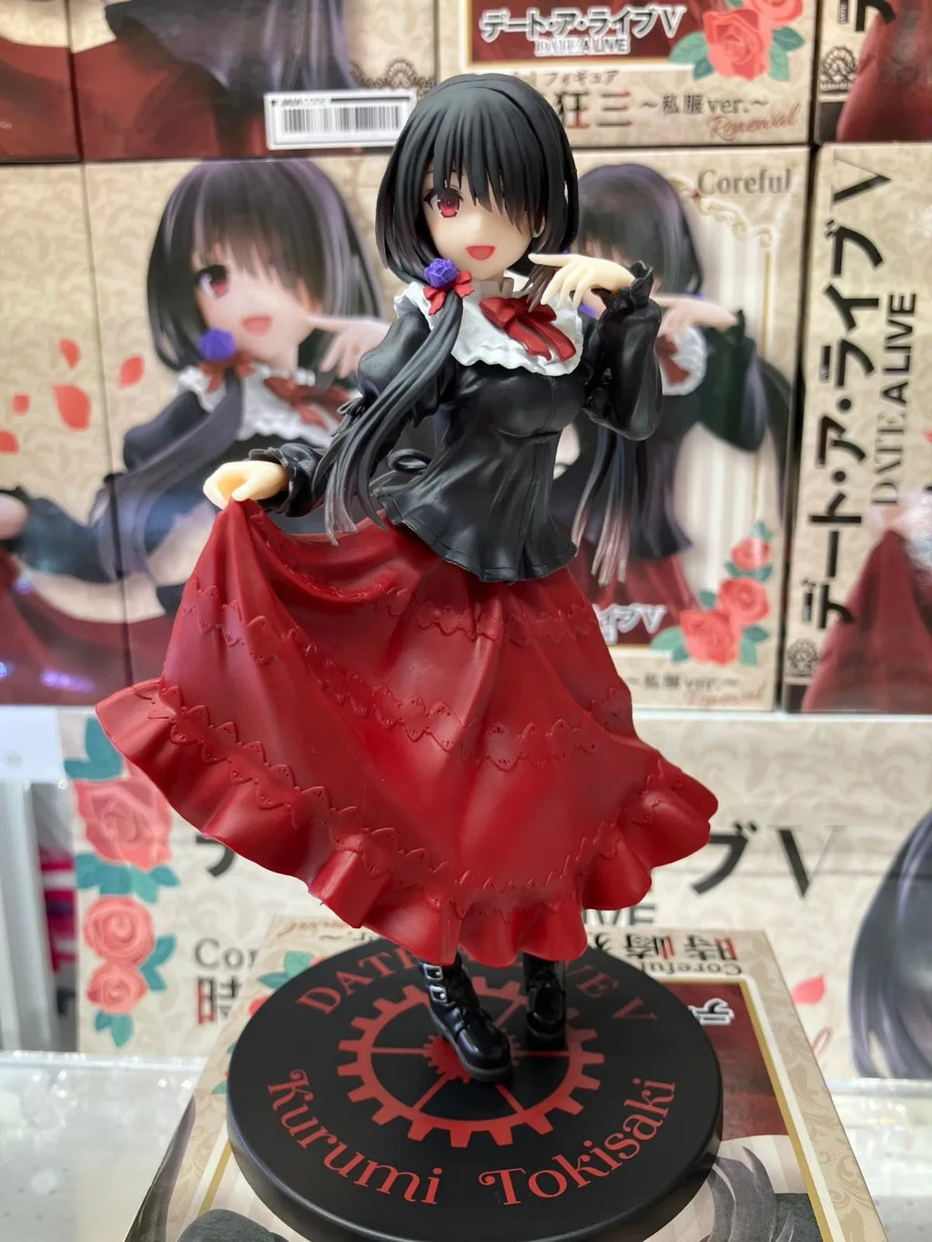 Date A Live Figure Tokisaki Kurumi Casual Wear Ver. PVC Action Figure Anime Figure Model Toys Collection Doll Gift