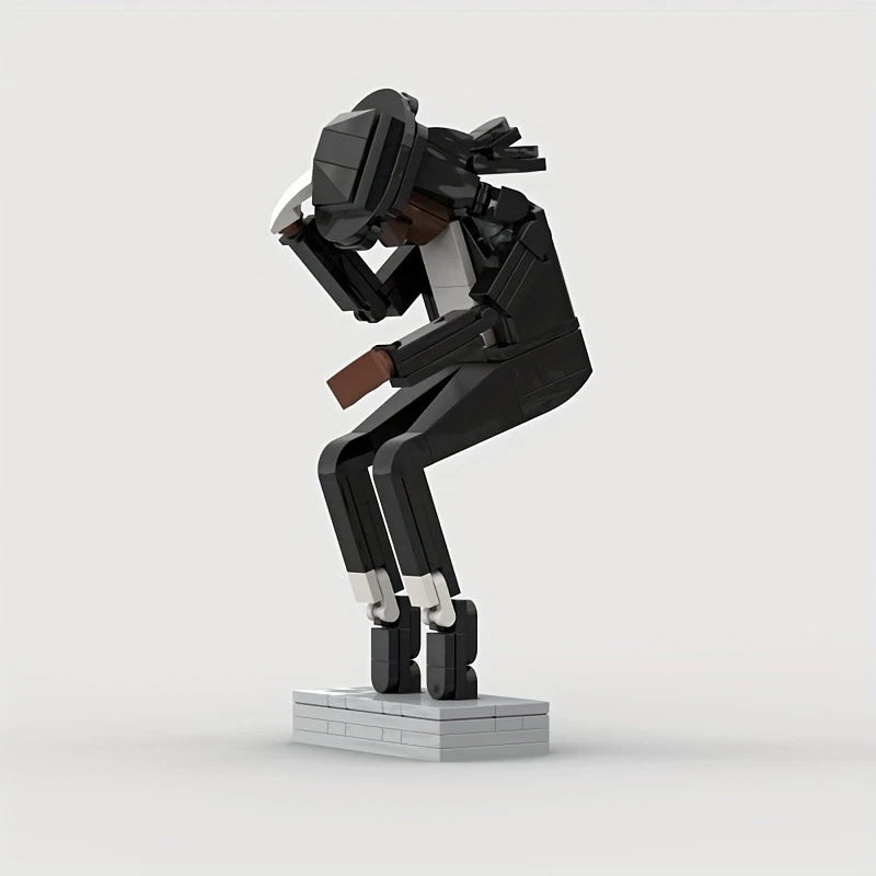 Michael Jackson Building Block Figure Mini Bricks Collectible Poseable Sculpture Model Decor Gift For Music Fans Collection