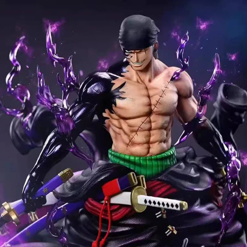 New One Piece Zoro Figures Sky Painting Roronoa Zoro Action Figures Anime PVC Collection Model Toys Desktop Decoration Gifts
